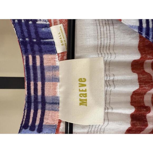 Maeve Small Women's Plaid Button-Front Tunic Top - Picture 5 of 7